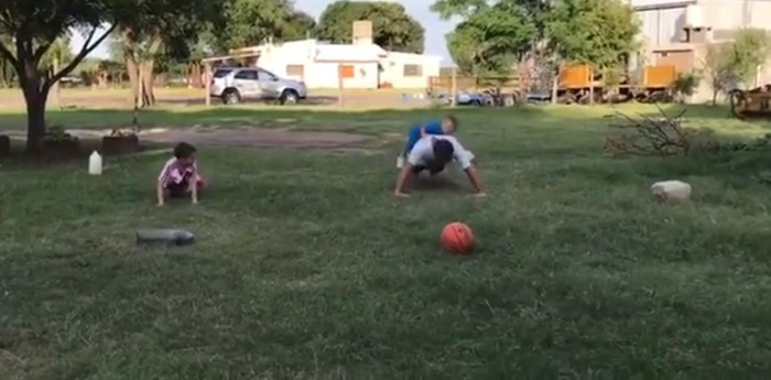 Fontana y un entrenamiento muy especial