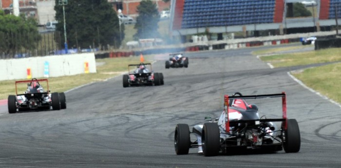 Un apellido ilustre entrenó en un Fórmula Renault