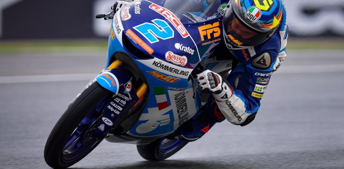 Gabriel Rodrigo, desdibujado en la final de Moto 3