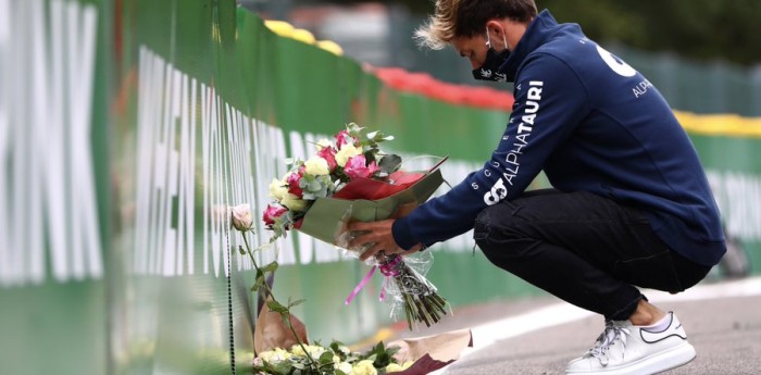 El sentido homenaje de Gasly a Hubert en Bélgica