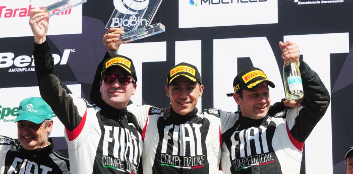 Las notas del podio de la segunda carrera de la Fiat Competizione