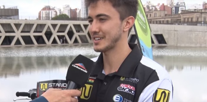 El piloto Berta que es candidato a ganar el Dakar