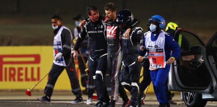 La palabra de Grosjean tras el escalofriante accidente en Bahréin