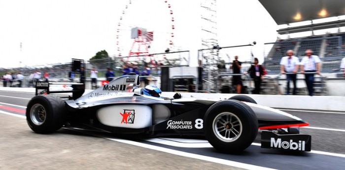 Hakkinen giró en Suzuka con el auto que se coronó en 1998