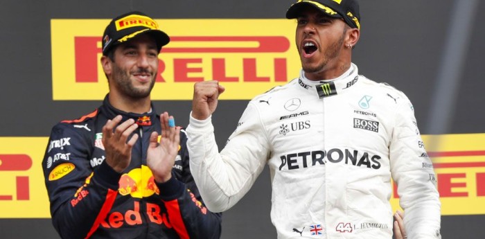 Ricciardo se compara con Hamilton