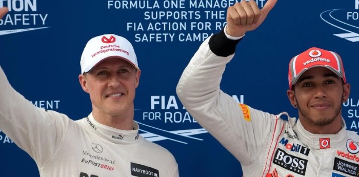 Hamilton superó a Schumacher en Grandes Premios liderados