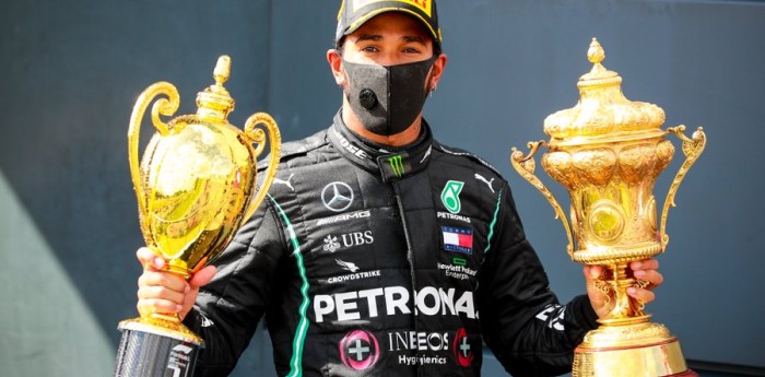 Hamilton se quedó nuevamente con su trofeo favorito