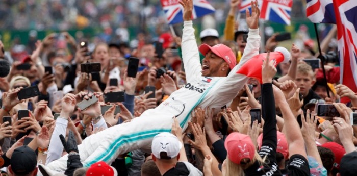 Hamilton: “Recordaré por siempre este día en Silverstone”