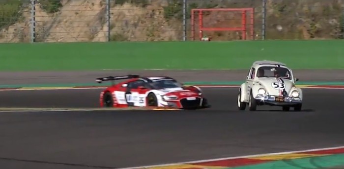 ¡Un intruso! Herbie se metió en las 24 Horas de Spa