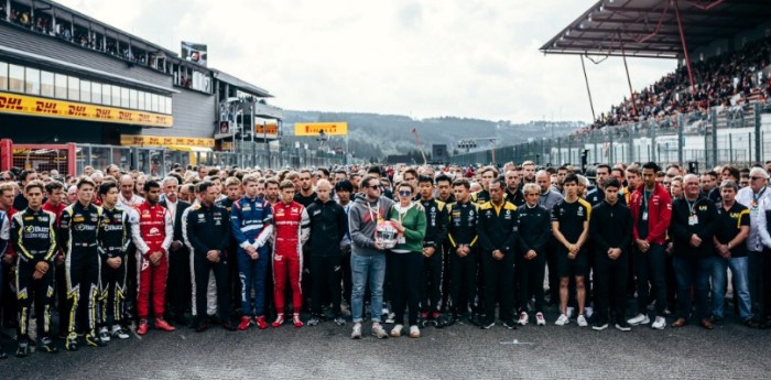 Fórmula 1: homenaje en Bélgica en memoria de Hubert