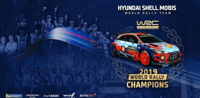 Hyundai logró el título de marcas en el Rally Mundial