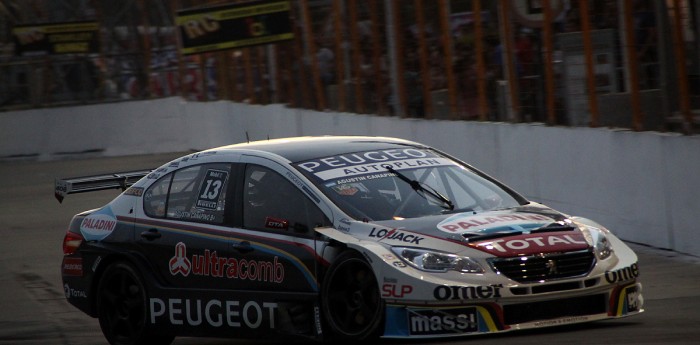 Canapino lideró el 1-2 de Peugeot para la noche