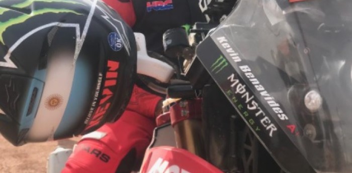 Benavides entrena para ganar el Dakar 2019