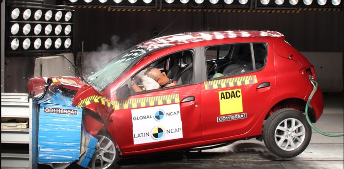 El Sandero/Logan no pasó el examen de seguridad de LatinNCAP