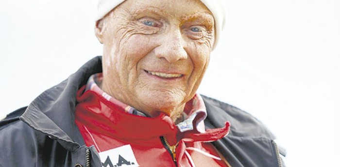 Niki Lauda en plena recuperación