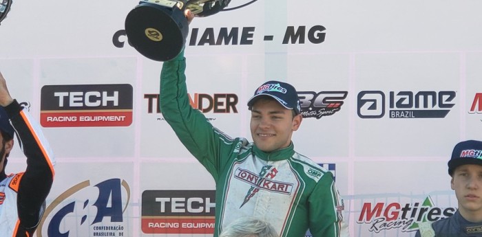 Lautaro Piñeiro Campeón Sudaméricano de Karting en Brasil