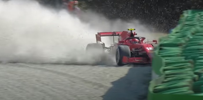 ¿Qué dijo Leclerc tras el fuerte accidente en Monza?