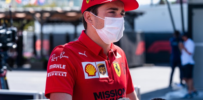 Leclerc: "Estoy contento de terminar por delante de Vettel en clasificación"