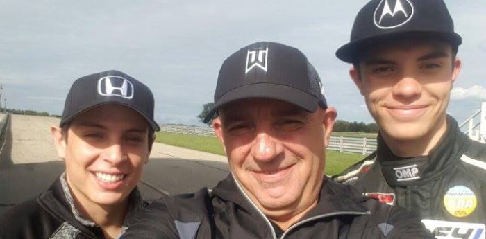 Baltazar Leguizamón prueba en la F4 US Championship