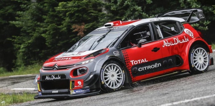 Loeb ensayó en asfalto para su última participación en el WRC