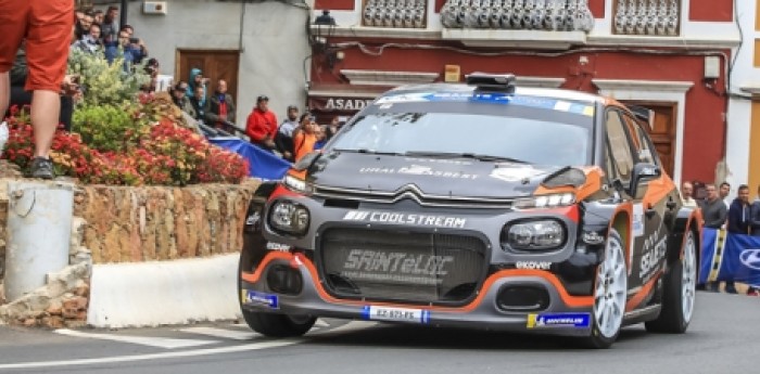 Terrible piña del campeón europeo de Rally