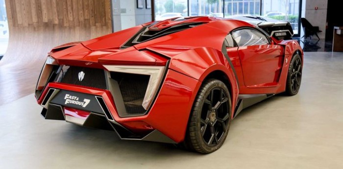 El famoso Lykan HyperSport "volador" de Rápido y Furioso a subasta