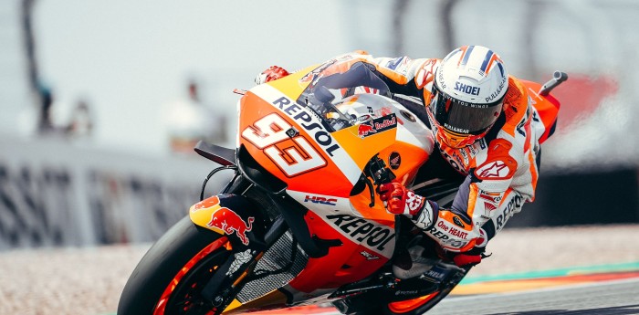 Márquez dominó el tercer ensayo en Austria