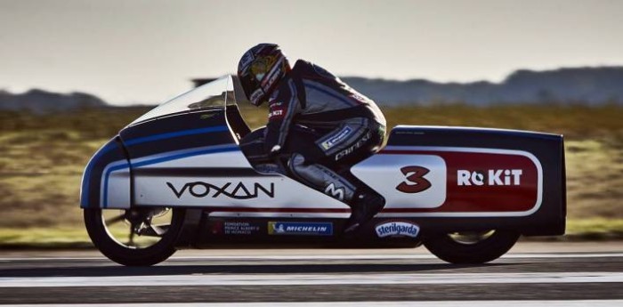 Max Biaggi marca un récord con una moto eléctrica