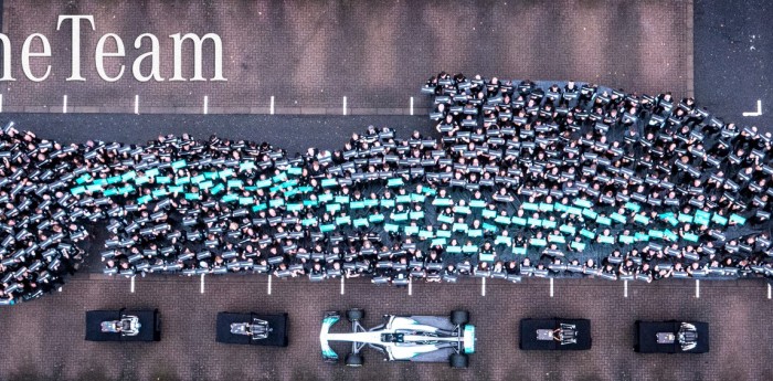 Los números de Mercedes y Hamilton en 2017