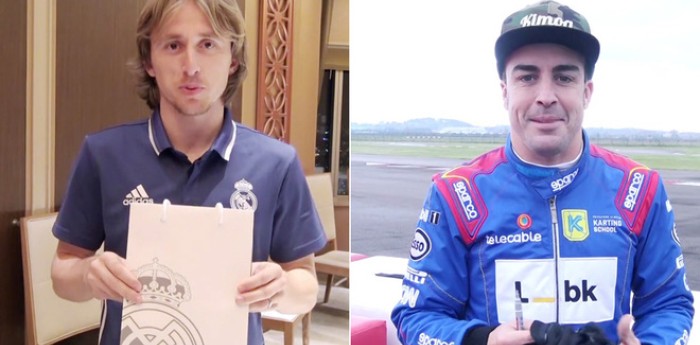 Los regalos de Alonso y Modrić