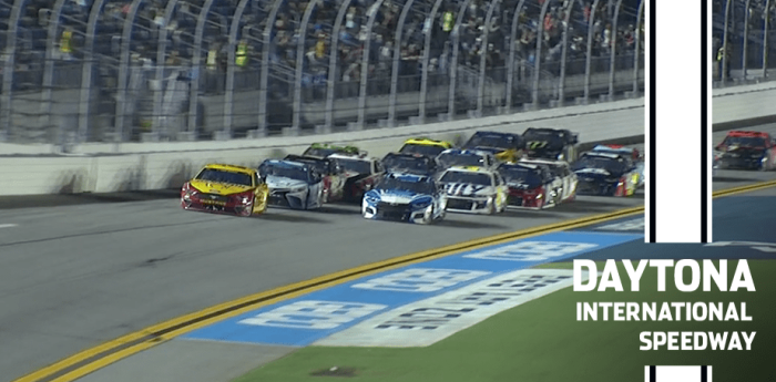 ¡Una ambulancia en el medio de la pista en el Nascar!