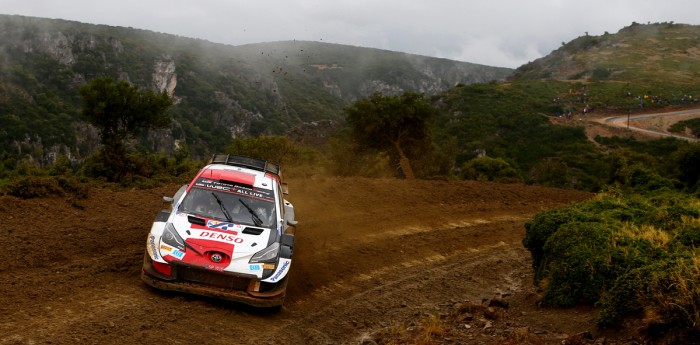 Ogier encabezó el "1-2-3" de Toyota en el inicio del Rally de Grecia