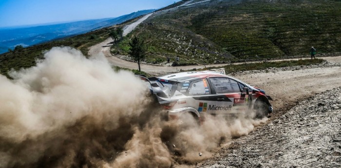 Tanak lideró un viernes perfecto para Toyota en Portugal