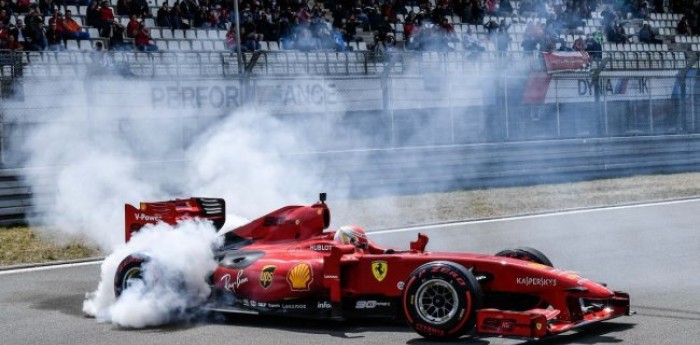 Pascal Wehrlein debutó como piloto de Ferrari en Nürburgring
