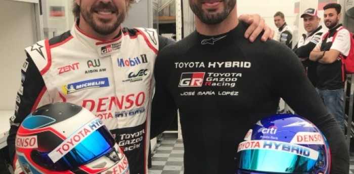 Pechito López sigue con Toyota en el WEC; se baja Alonso