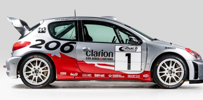 Venden el Peugeot 206 WRC de Marcus Grönholm por internet