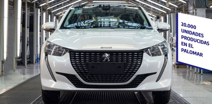 El Palomar: Peugeot fabricó 20.000 unidades del nuevo 208