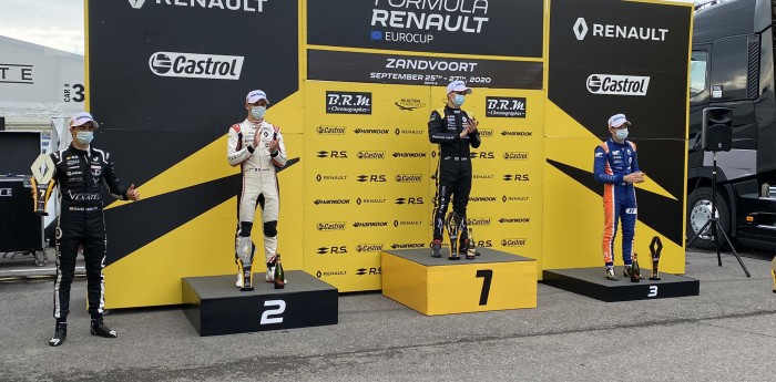 Franco Colapinto se subió de nuevo al podio en Zandvoort