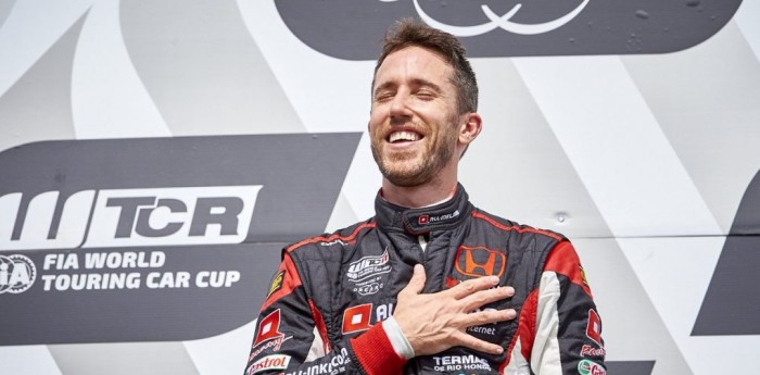 Podio de Guerrieri en el WTCR