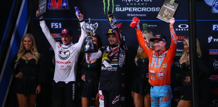 AMA Supercross: Jason Anderson extiende su racha en Oakland