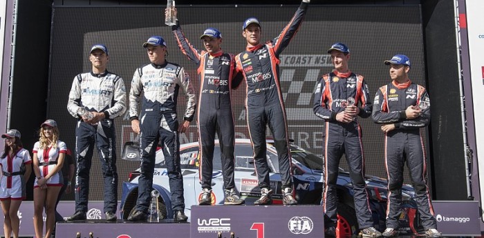 Neuville ganó en Australia y logró el subcampeonato del WRC