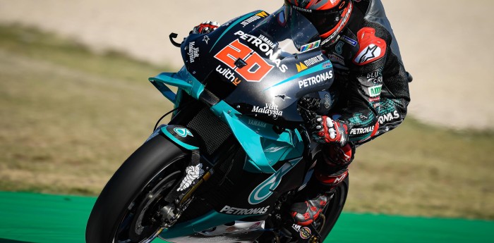 Fabio Quartararo cerró un viernes pleno de Yamaha