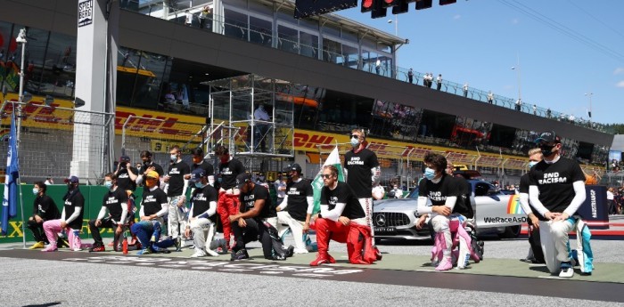 La Fórmula 1 y un mensaje contra el racismo en Austria