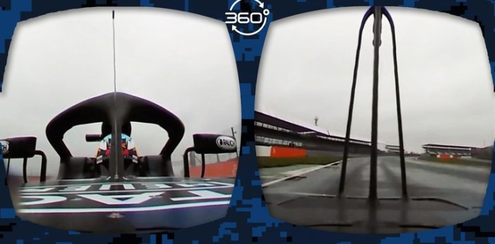 Una vuelta en 360° con el Red Bull de Ricciardo