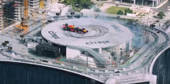 Coulthard derrapó un Red Bull en lo más alto de Miami