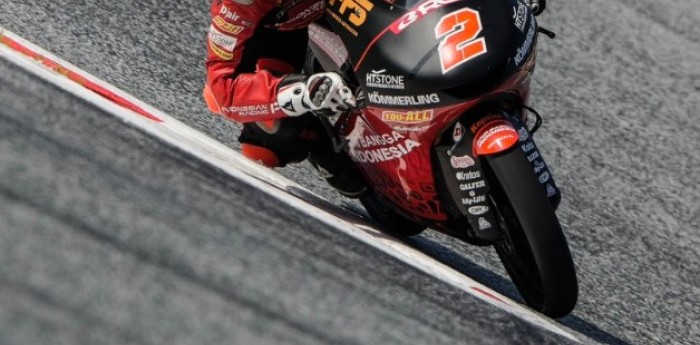 Gabriel Rodrigo terminó octavo en Moto 3