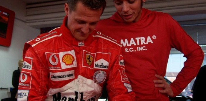 “Schumacher miraba sorprendido los tiempos de Rossi con Ferrari”