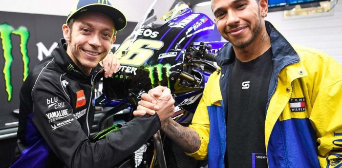 Se filtraron las primeras imágenes del duelo Hamilton-Rossi