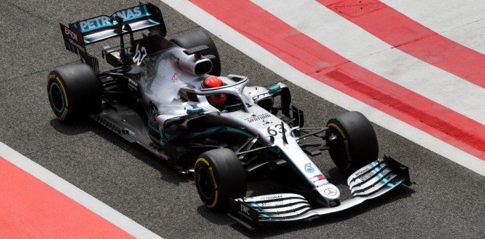 George Russell con el Mercedes híbrido fue el mejor en Bahrein