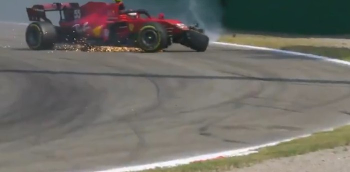 Carlos Sainz tuvo su primera prueba con Ferrari